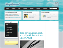 Tablet Screenshot of preghiera.net